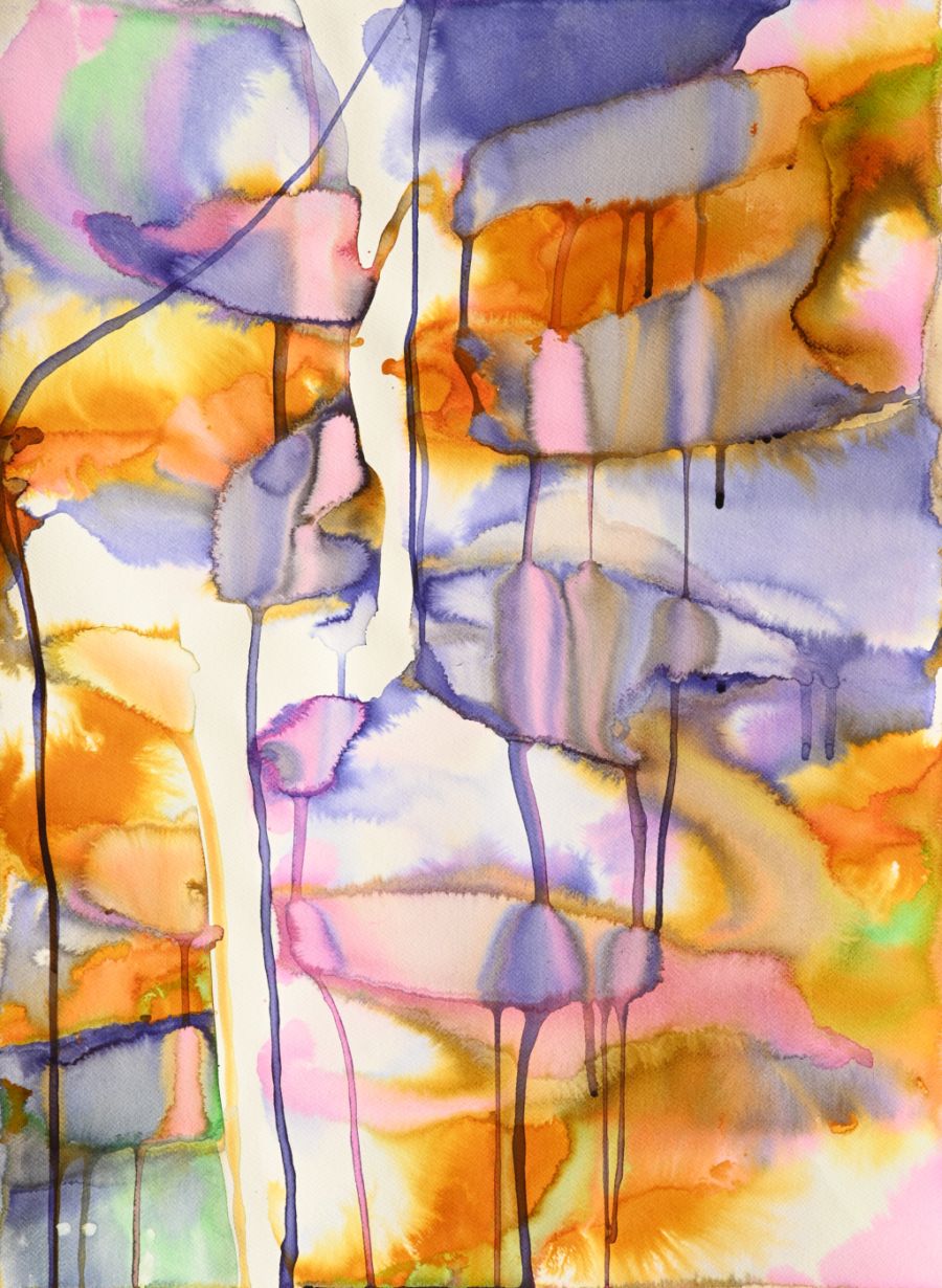 Serie Widerstand, VI, Tusche auf Papier, 76x56cm, 2025